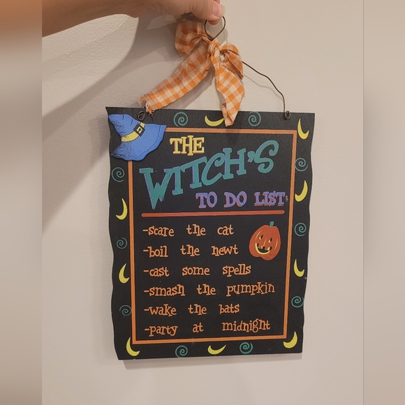 The Witch's To Do List Wall Art - Picture 2 of 4